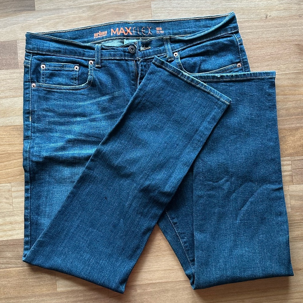 Urban Pipeline Dark Blue Denim Jeans